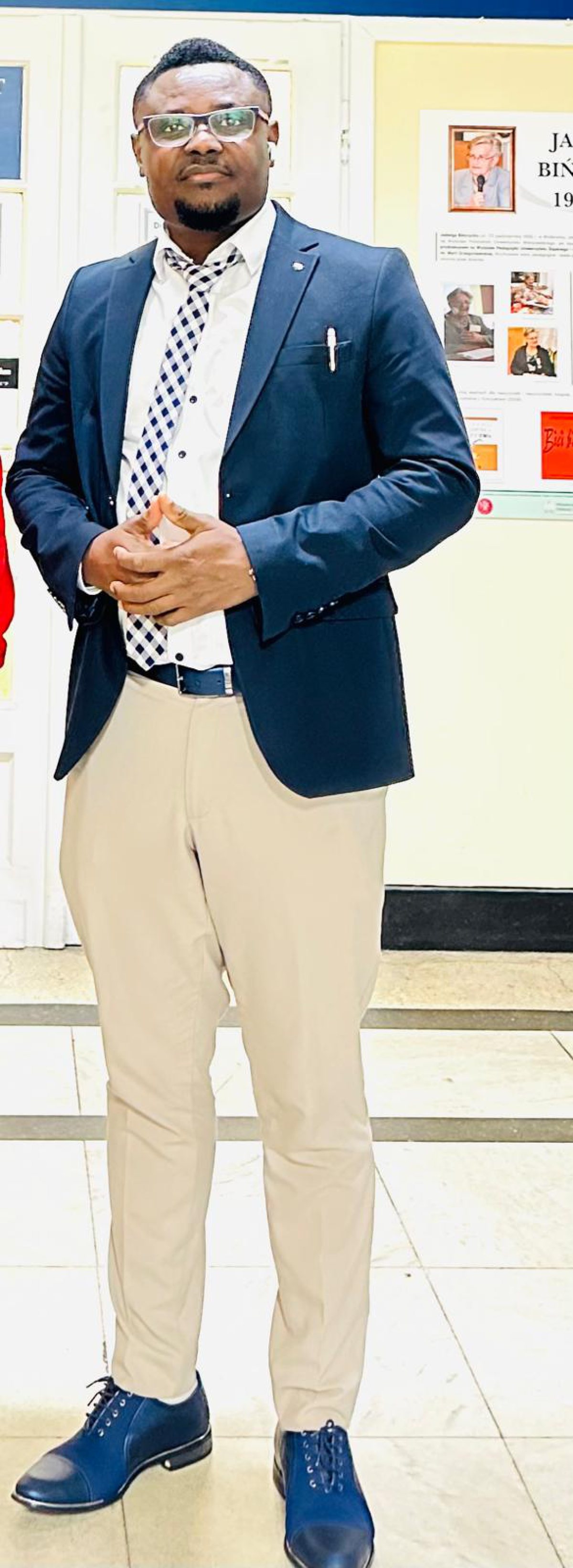 EasyGuide's founder at a European academic institution